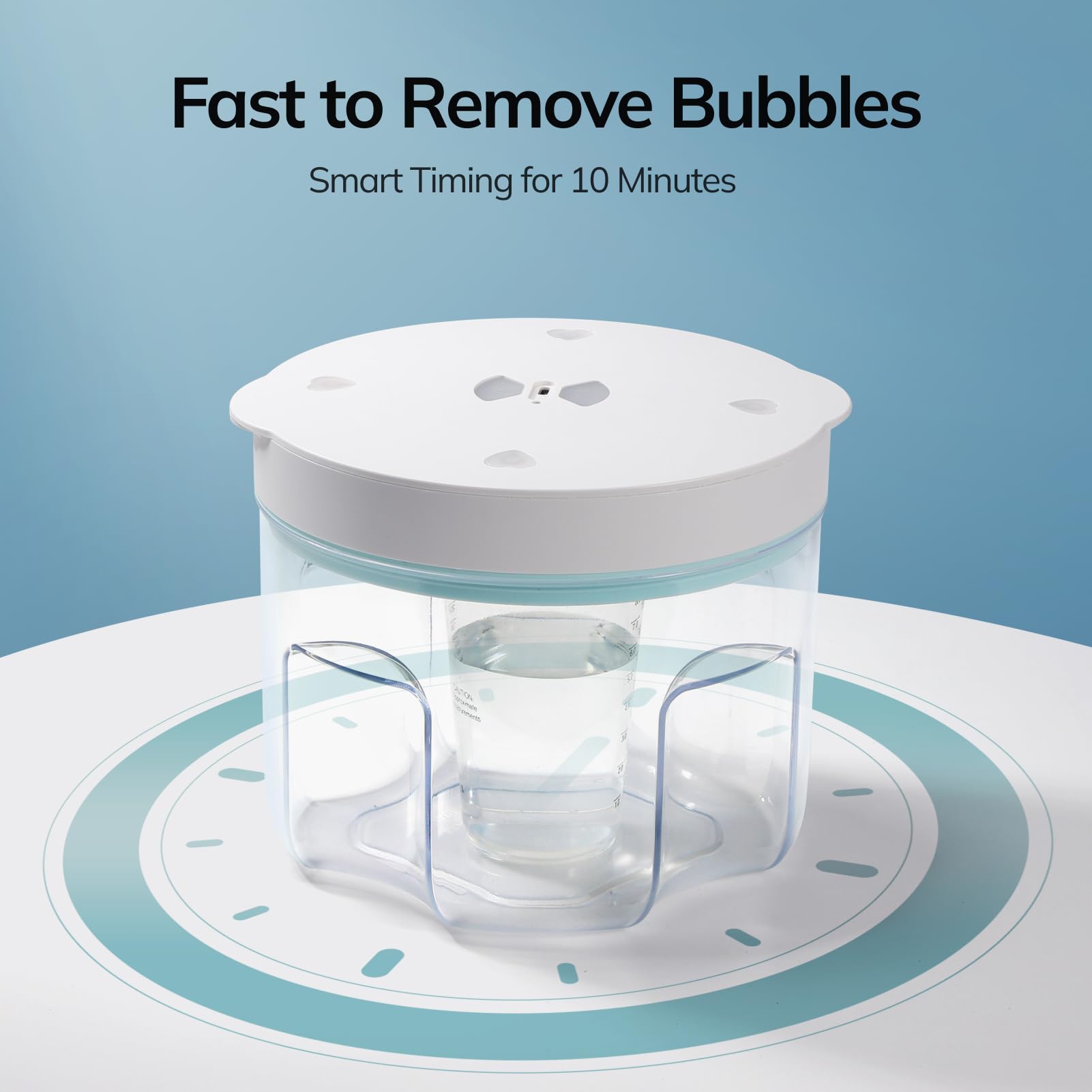 Winartton Resin Bubble Remover - Efficient 99% Bubble Removal, 95 kPa High Vacuum, Large Capacity Epoxy Resin Airless Machine for Epoxy Resin Casting, Resin Art Crafts, Smart 10-Minute Power Off