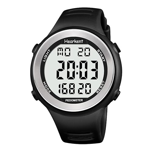 Waterproof Pedometer Watch No APP with Light, Digital Display Step