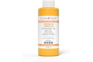 Aroma Depot French Vanilla Perfume/Body Oil (7 Sizes) Our Interpretation, Premium Quality Uncut Fragrance Oil Sweet Scent (2 Ounce Plastic Bottle (60ml))