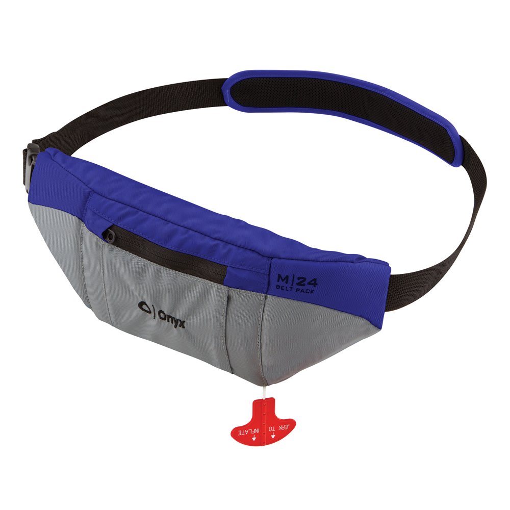 オニキスm24手動インフレータブルsupベルトパックライフジャケットブルー B00qxrzajk ライフジャケットフローティングベスト 優れた品質 Www Supergomes Com Br