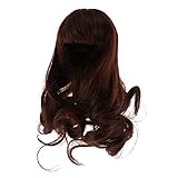 CUTICATE 1/6 BJD Wig Hair Coffee Curly Hairpiece