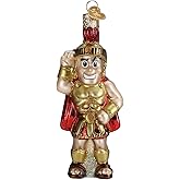 Old World Christmas USC Tommy Trojan Glass Blown Ornament for Christmas Tree, Handcrafted Holiday Decoration, University Collection