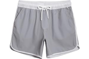 maamgic Workout Shorts for Men 5 Inch Gym Running Shorts Mens Stretch Quick Dry Athletic Shorts with Mesh Pockets