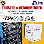 CAT6-Riser-CMR-Ethernet-Cable-1000ft-No-Spline-Unshielded-Twisted-Pair-UTP-23AWG-Solid-Pure-Bare-Copper-550MHz-UL-Certified-Easy-to-Pull-Reelex-II-Box-Bulk-Networking-LAN-Cable