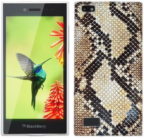 for Blackberry Leap Snake Skin Phone Cover Case