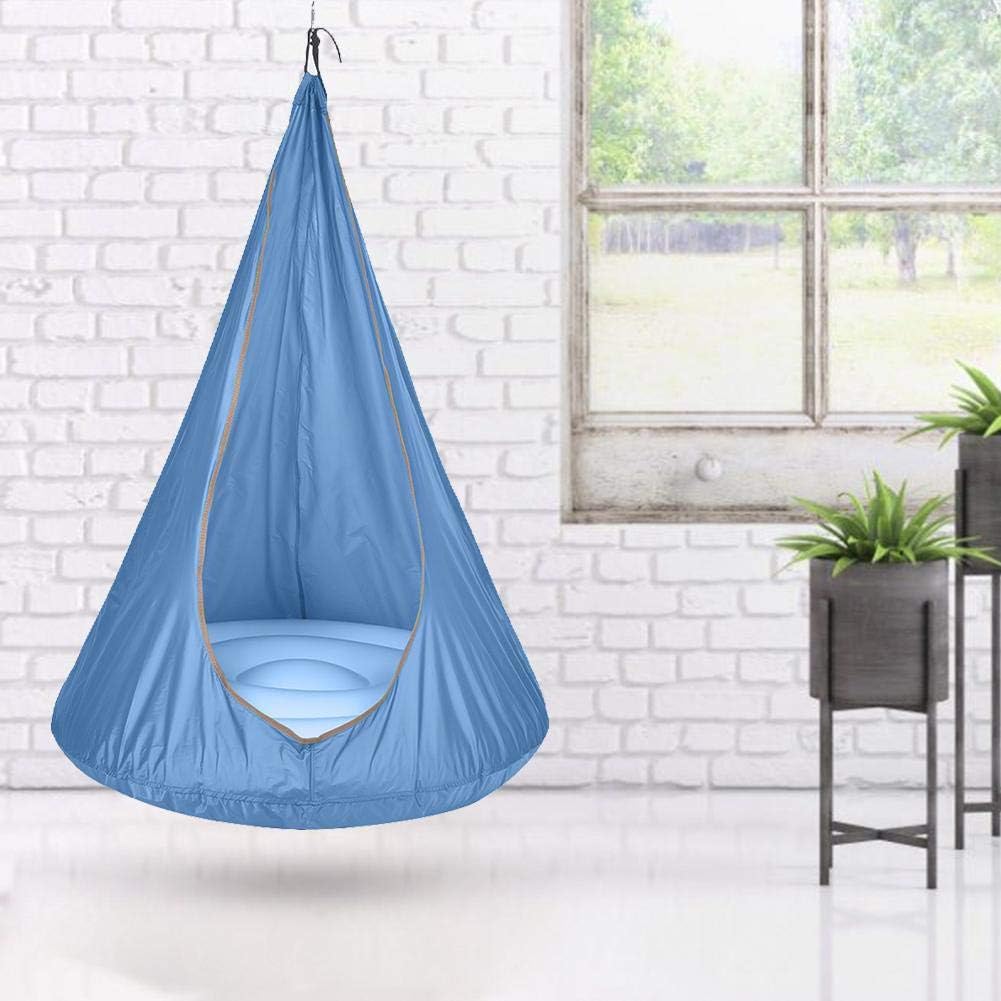LyhomeO Hanging Chair Sensory Swing for Kids - Includes Hardware - Great as a Hanging Pod Swing, Autism Swing or Therapy Swing