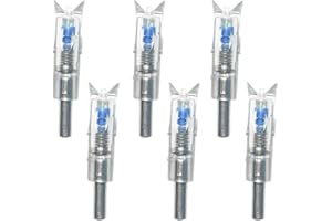 LZWOW 6PCS Lighted Nocks for Crossbow with .300/7.62mm Inside Diameter Led Nocks Arrow nocks for Archery Hunting