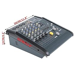 TC-Home Power Mixer Professional 4 Channel with USB