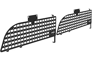Broaddict Rear Window Molle Panel Modular Storage Panel System fit for Bronco 2 Door 2021-2024 Black