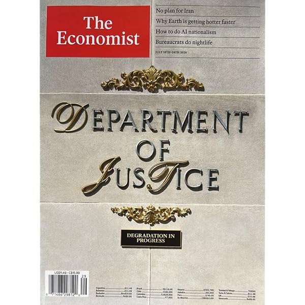 The Economist Magazine July 11-17Th, 2026 The Man Who Would Change