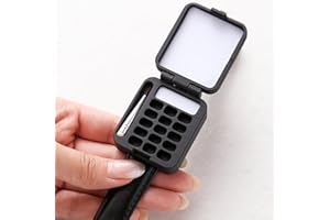 Mini Portable Travel Paint Palette, Mini Watercolor Paint Set, Watch Design, Integrated Design, Leak-Proof Snap-Sealing, for 