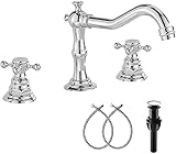 GGStudy Two Handles Three Holes Faucet 8-16 inch