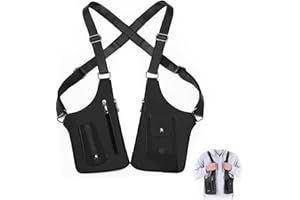 Premium Leather Adjustable Underarm Shoulder Bag, 2025 Hidden Shoulder Holster for men,Anti Theft Hidden Strap Holster