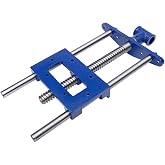 Yost Vises F9WW Front Vise | 9 Inch Woodworking Vise with guide bars | Blue