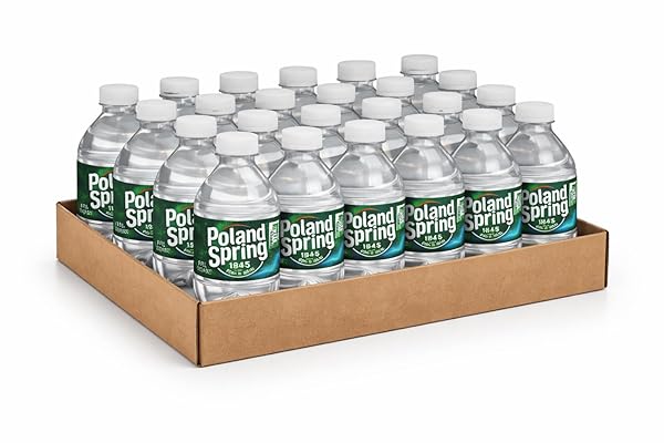 POLAND SPRING WATER BOTTLES 24 PACK – SMALL MINI BOTTLES – POLAND SPRING 8 OZ BOTTLED WATER