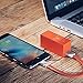 VOJO Portable Phone Charger 3350mah Magic Power Bank with Wall Outlet, ONEMINI External Battery Pack [Orange]