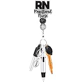 Dunzoom 6 Pcs RN Nurse Badge Accessories Nurse Pen Set for RN Students(Black)