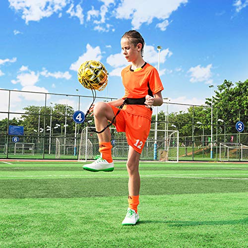 image for PodiuMax Hands-Free Soccer Kick/Throw Trainer, New Ball Locked Net Des