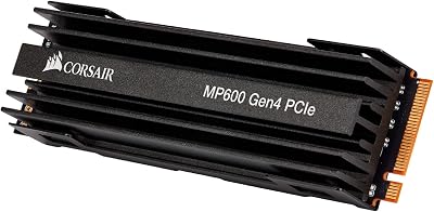 Corsair Force MP600 1TB M.2 NVMe PCIe Gen4 SSD 4950MBs Read