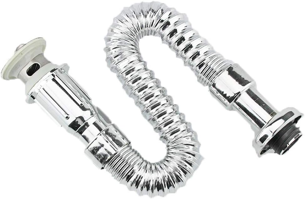 Yardwe Ablaufschlauch S Form Schlauch Ablaufgarnitur für Waschbecken