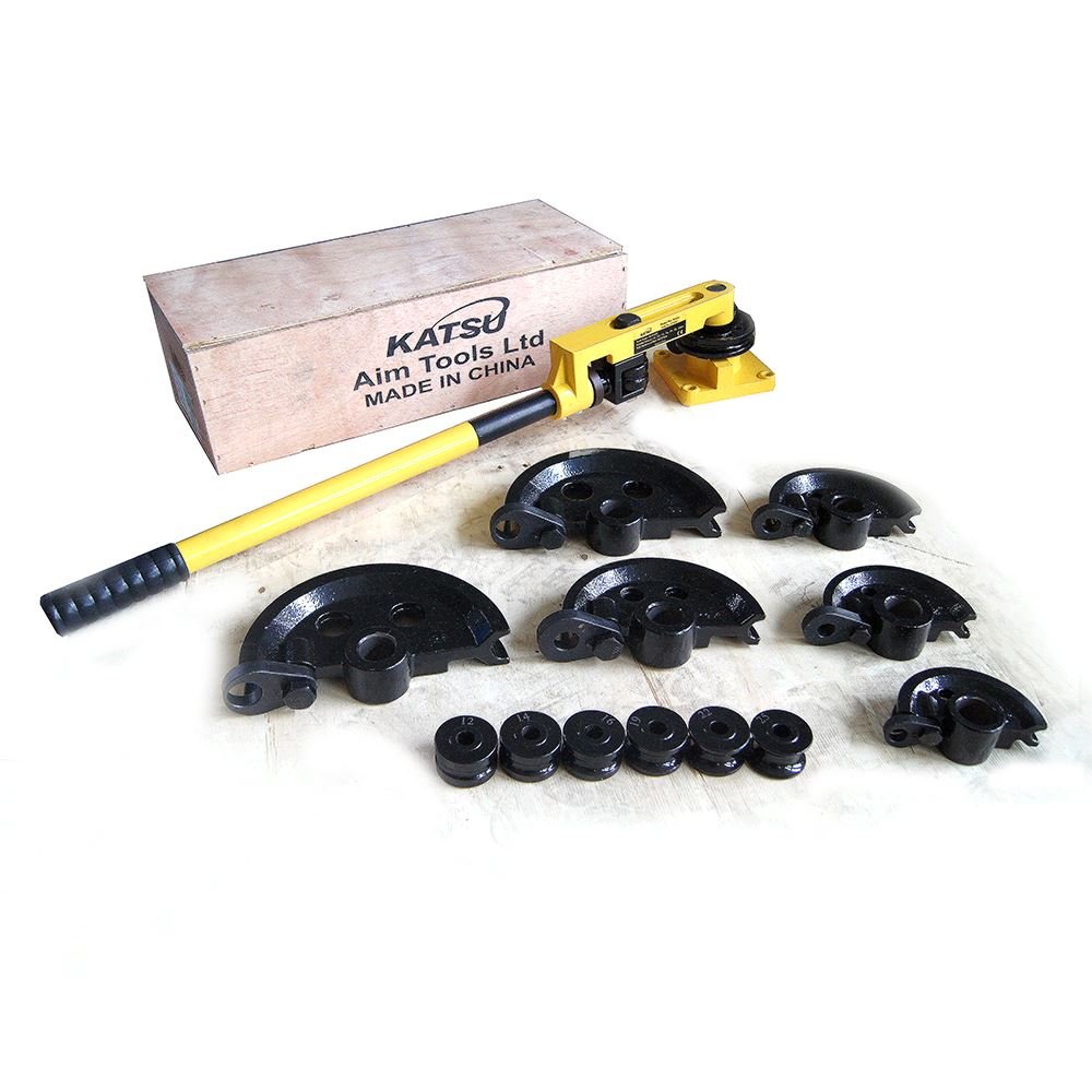 KATSU Manual Pipe Bender 1025 mm for Bending Metal, Copper, or