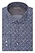 Calvin Klein Men's Stretch Xtreme Slim Fit Heathered Print Spread Collar Dress Shirt