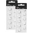 Hearing Aid Domes for Oticon Replacements, Oticon Minifit Open Vent Bass Domes (6 mm/2 Packs）, Universal Domes for Oticon Hearing Aid Supplies.