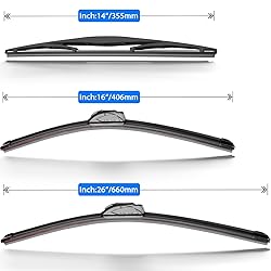 RAINTOK Windshield Wiper Blades Replacement for
