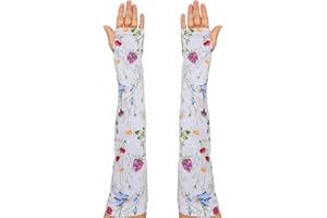TUYUU Farmers Gardening Sleeves Women,Thorn Proof Garden Sleeves,Sun Protection Cooling Arm Sleeves to Cover Arms.Garden Gift