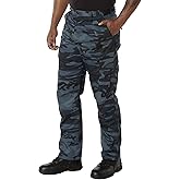 Rothco Camo BDU Pants, Midnight Blue Camo, Large