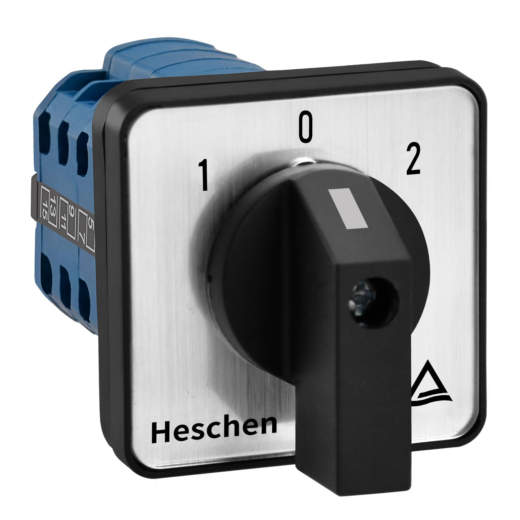 Heschen Universal Rotary Cam Selector Changeover Switch, LW28-20/D404.4, 660V 20A, 3 Position, 4 Phase, 16 Terminals