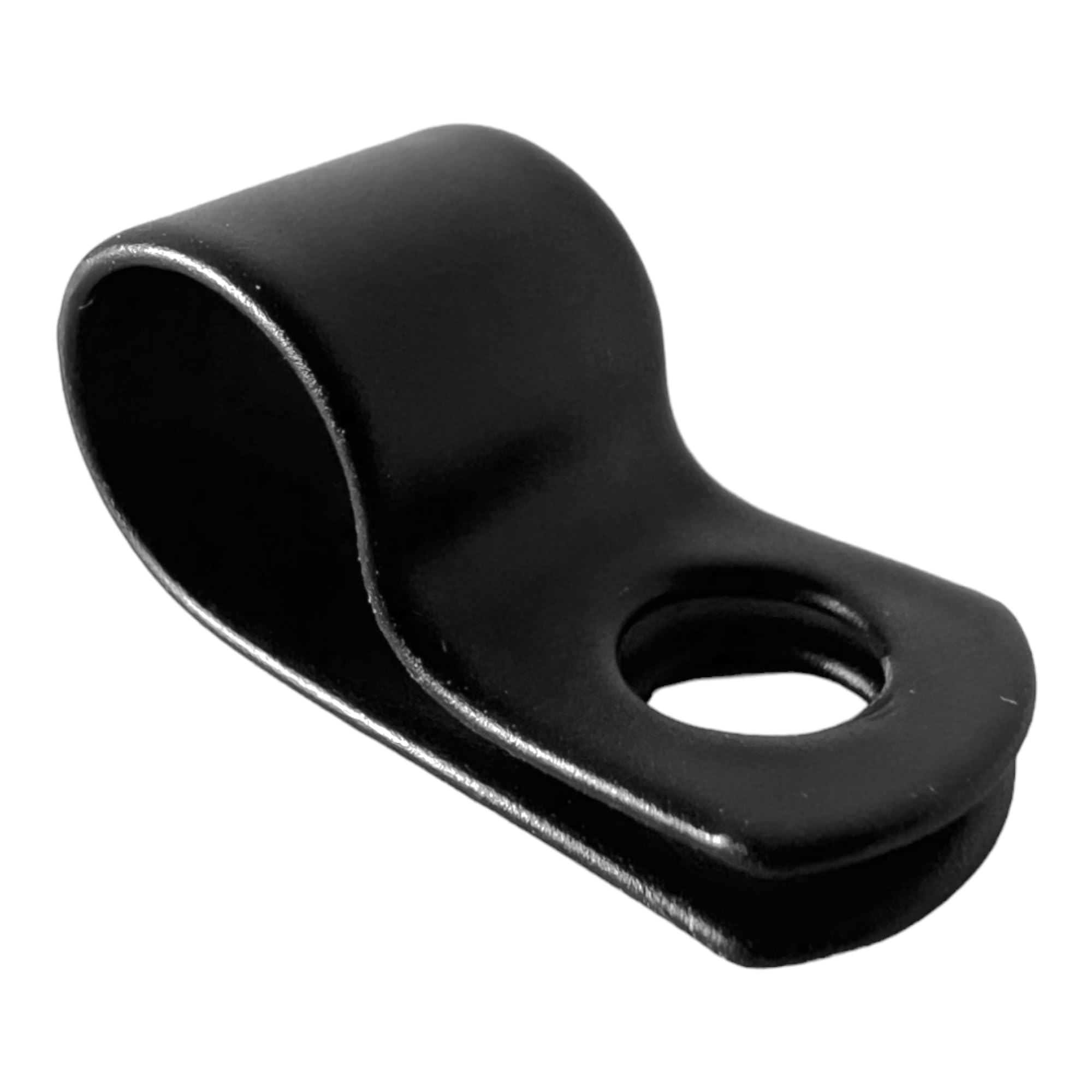 Evoges 7+mm Black Pyro Soft Skin LSF Low Smoke & Fumes Cable Clips, Pack of 50