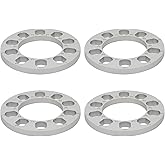 IRONTEK 12mm Wheel Spacers Fit 5x108, 5x110, 5x112, 5x114.3(5x4.5), 5x115, 5x120.65(5x4.75), 5x120, 5x127(5x5), 5x130 (ID: 90mm OD:164mm) fit for Ford Focus, for Toyota Sienna, for Chevy Malibu