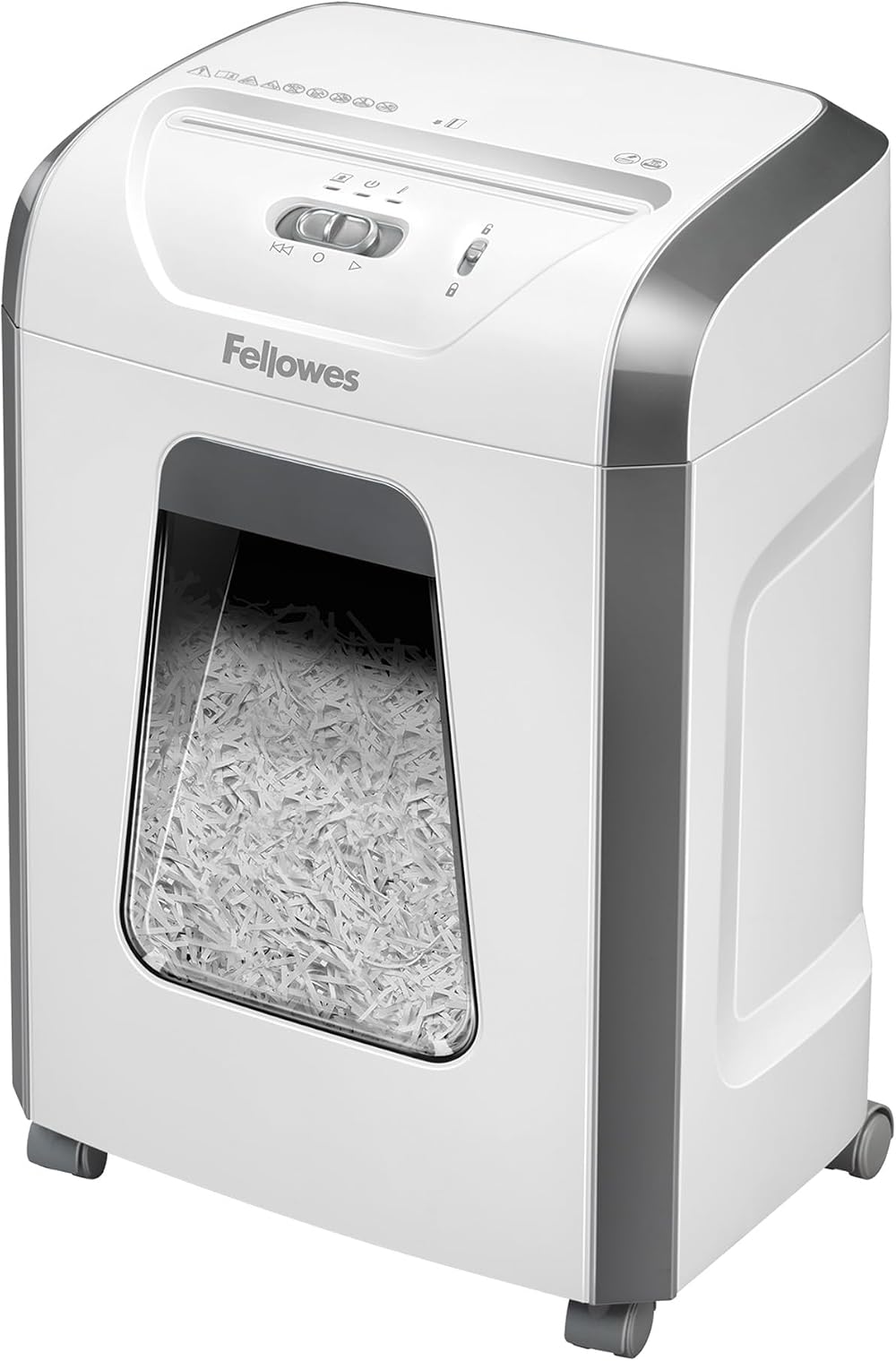 Fellowes FS-12C Cross-Cut Shredder 12 Sheets 19L Pull-Out Bin 20 Min UK