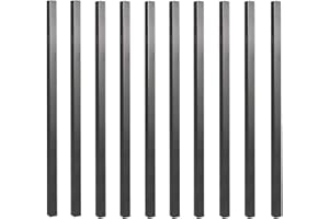 Nuvo Iron 3/4" Square x 36"L Galvanized Square Balusters - 10 Pack
