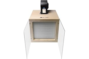 WILLGOON 12"x12" HEPA Horizontal Laminar Flow Hood Suitable for Clean Air Workspaces - Filtration Level of up to 99.995%