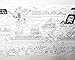 b_odd supplies A Set of 4, Giant Wall Size Coloring Posters for Kids Coloring Book Wall Decals for Kids Room Décor, 29.9