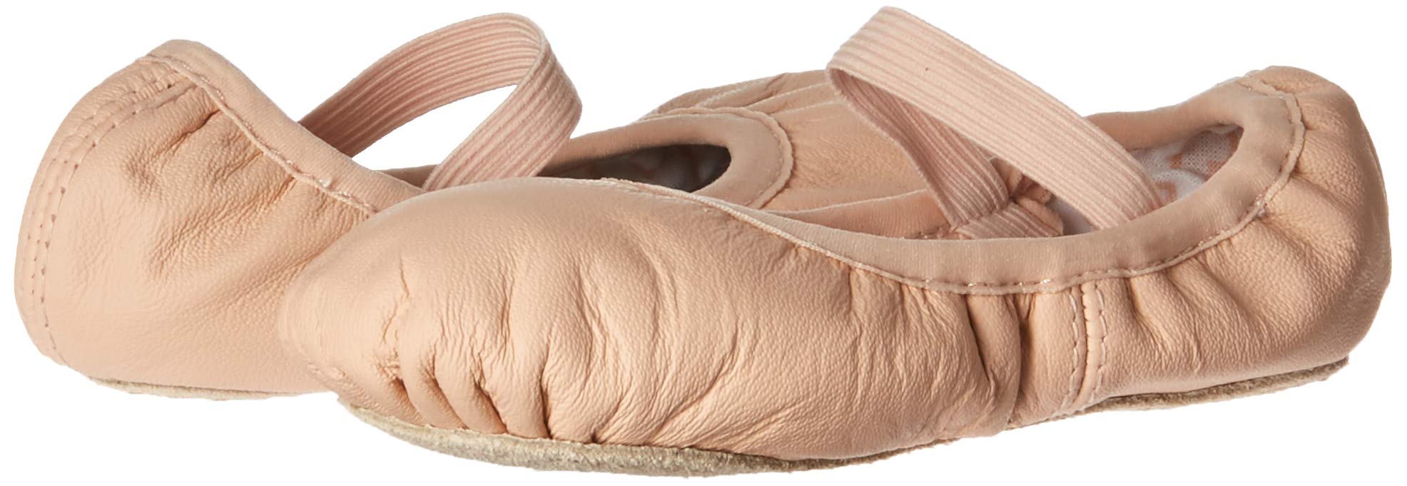 Bloch Bloch Belle Child Ballet Shoes, Toddler Girls Dance Shoes, High Durability, Soft Leather Upper, Flexible Suede Outsole, Pre-Sewn Elastic, Heart Printed Sock-Liner, Ballet Shoe