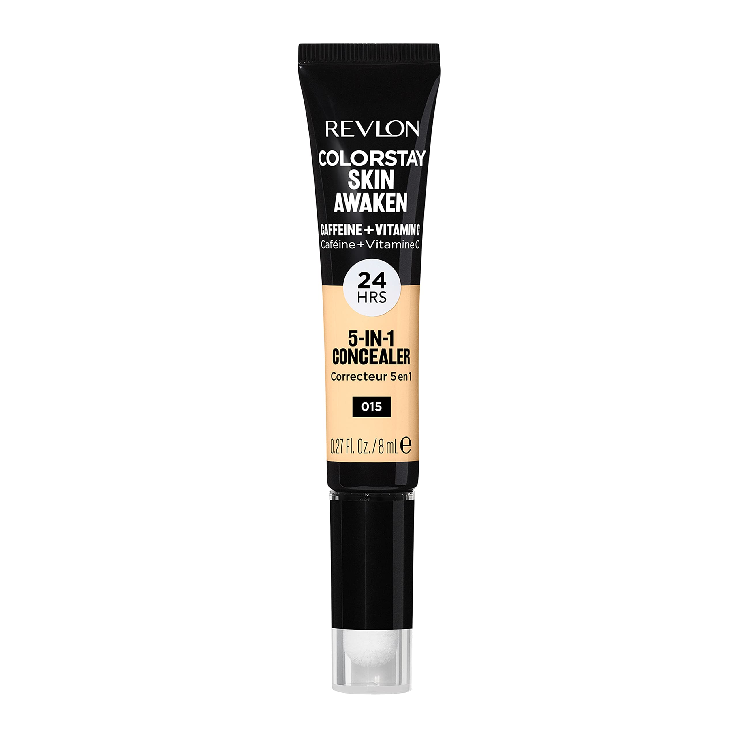 Revlon ColorStay Skin Awaken 5-in-1 Concealer 24HR Wear (30g) Fragrance & Paraben Free, Universal Neutraliser (015) Unisex