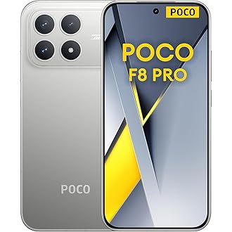 XIAOMI Poco F8 PRO 5G Ai (Compatible with Tmobile Mint Tello & Global) (512GB + 12GB) Ai 2K 6.59" Bose Sound 50MP Gamers Phone NFC Dual sim Unlocked M