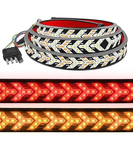 BEAMIT Multi-Function LED Tailgate Light Bar Strip For LDV T60 – White/Orange/Red