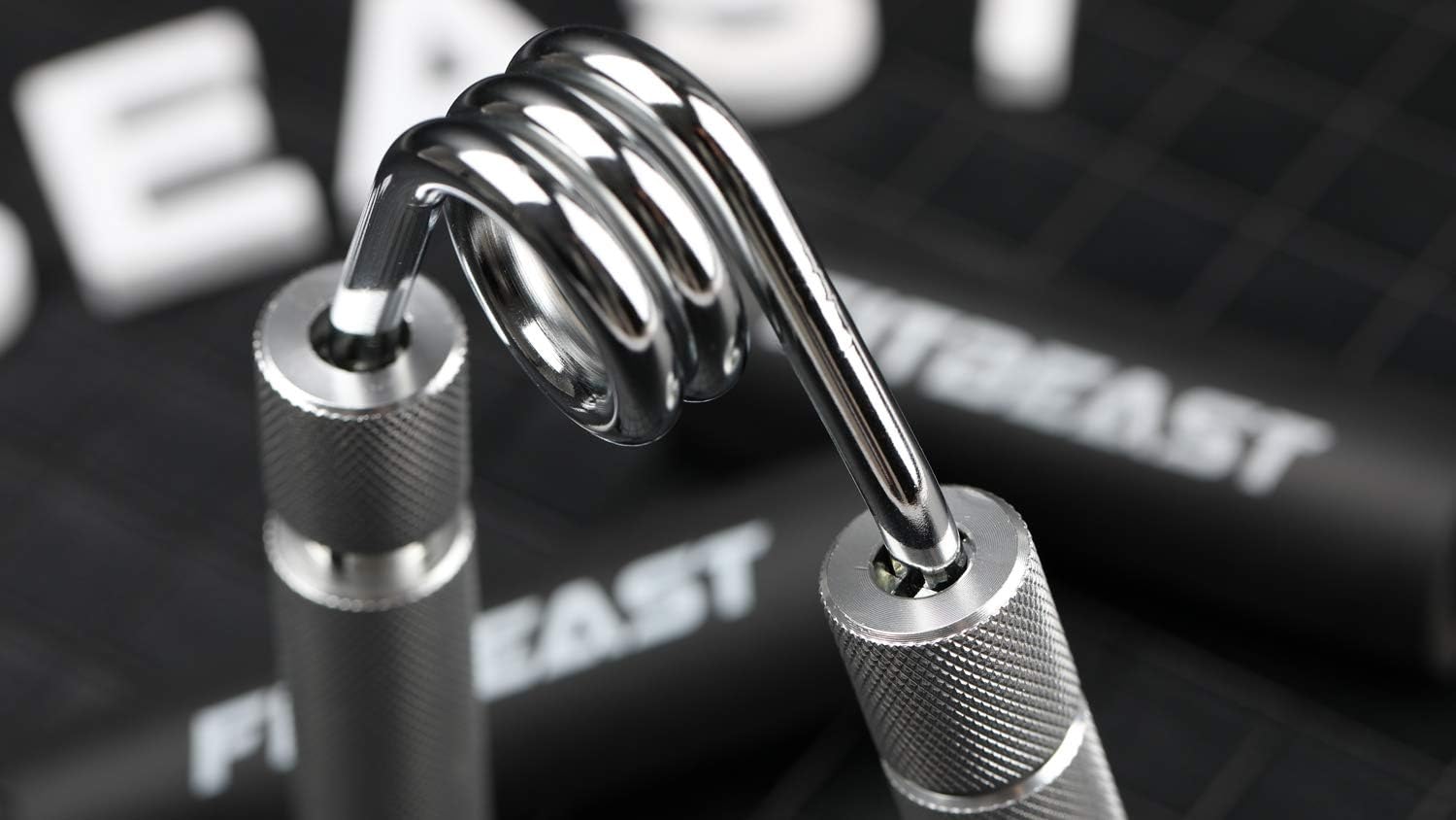 FitBeast Hand Grip Strengthener Adjustable Resistance 40-100 LBS Hand Gripper, Hand Strengthener, Metal Grip Strength Trainer, Hand Grip Finger Strengthener, Wrist & Forearm Hand Exerciser (1 Pack) : Sports & Outdoors