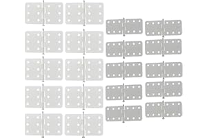 logyues 2 Sizes RC Airplane Nylon Hinges Model Replacement Parts Airplane Fixed Wing Set of 20