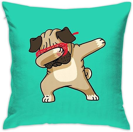 Amazon Com Besioo Hold Pillow Dabbing Pug Funny Hip Hop Tshirt