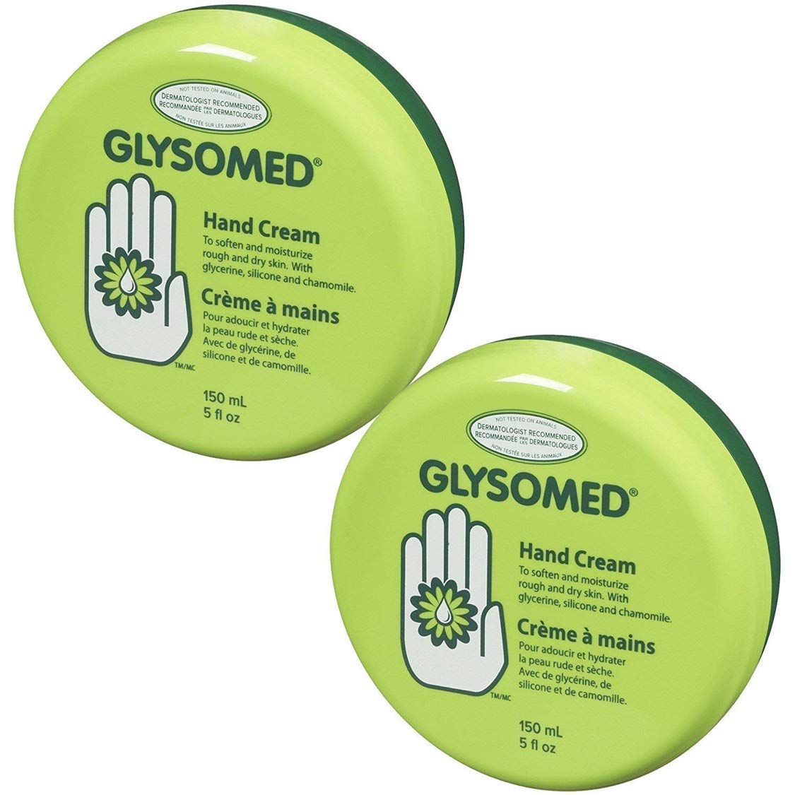 Glysomed Hand Cream Jars 2 Count, Total 10 Fl. Oz (2 x 5 Fl