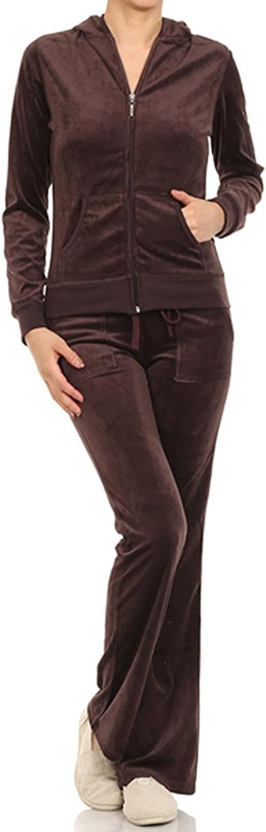 VKN Fashions 2 Piece Velour Set Hoodie Winter Track Suit Women/Girls XL XXL XXXL