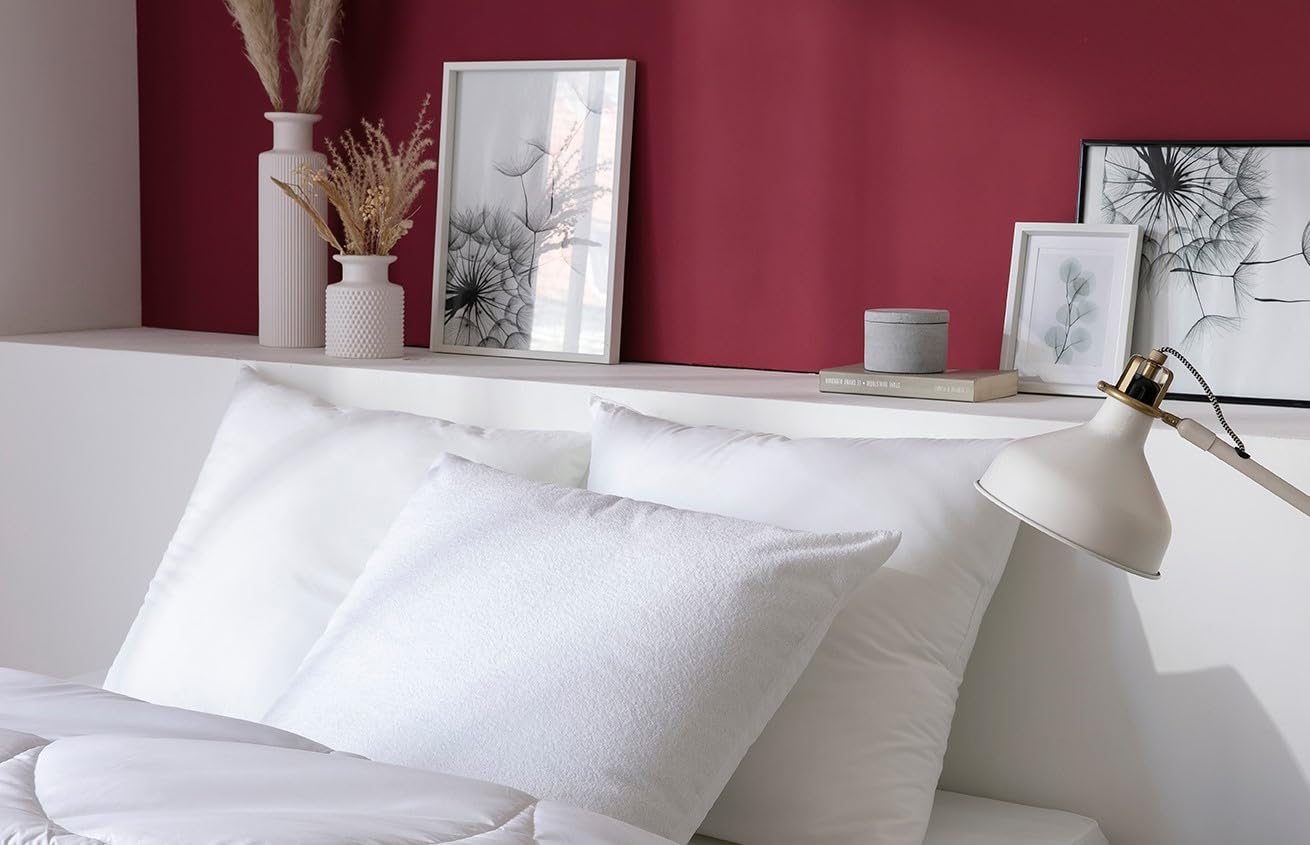 Abeil 2 x Terry Towelling Pillow Protectors 65 x 65 cm