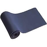 Mooson Piano Keyboard Anti-Dust Cover High Technology Fabric Key Cover Cloth Fit For Upright Piano, Electric Piano & Grand piano (Dark blue)