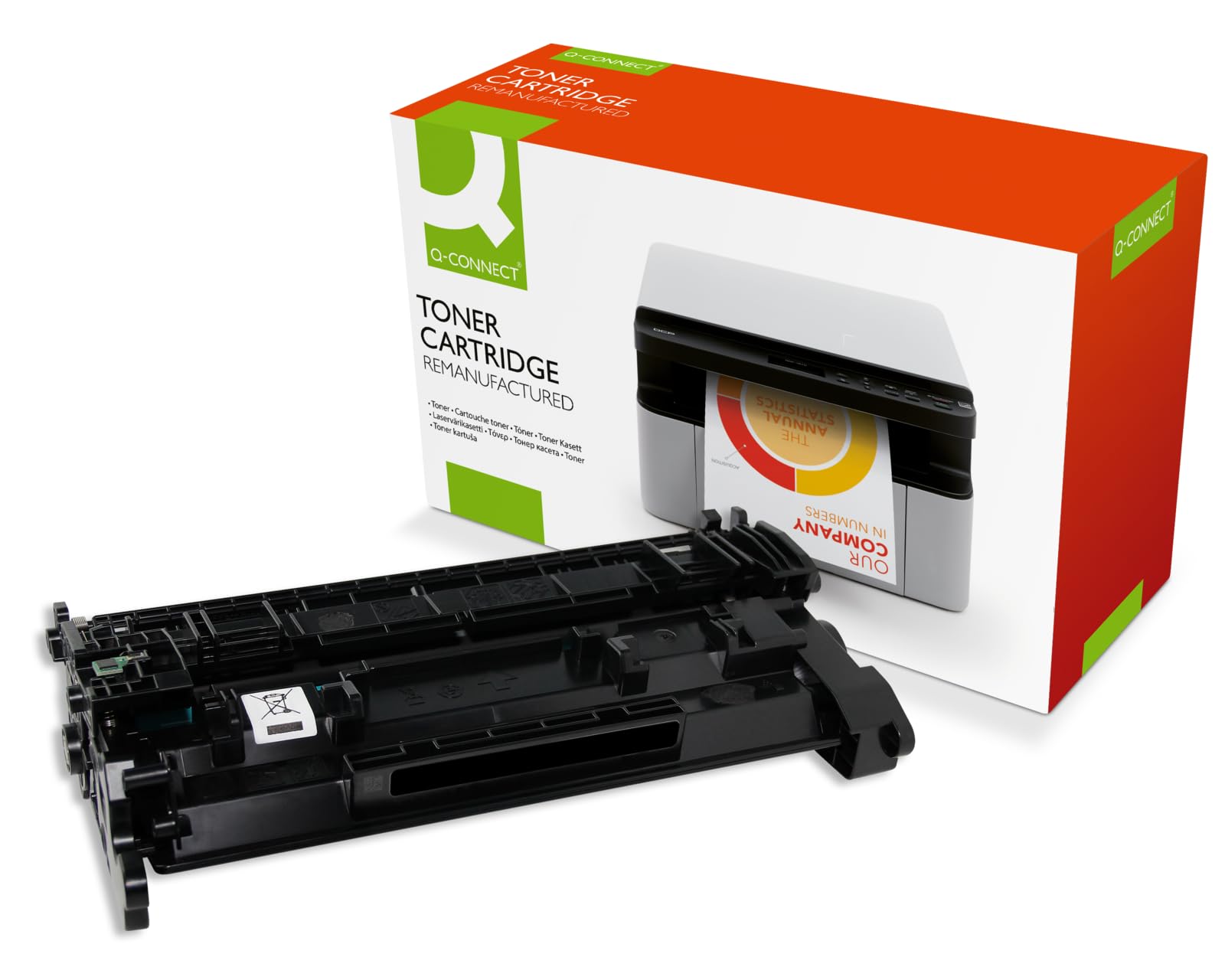 Q-Connect Compatible Toner for HP CF226X Toner High Yield, Black