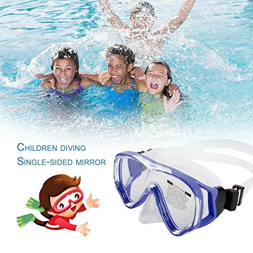 AM-100J Children Kids Diving Goggles Silicone Diving Mask Swimming Accessories - Thumbnail 2